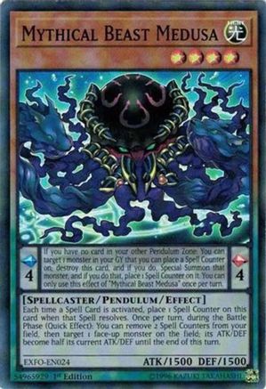 Image of Mythical Beast Medusa [EXFO-EN024] Super Rare