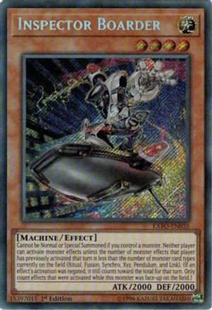Image of Inspector Boarder [EXFO-EN035] Secret Rare