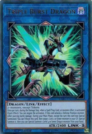 Image of Triple Burst Dragon [EXFO-EN044] Ultra Rare