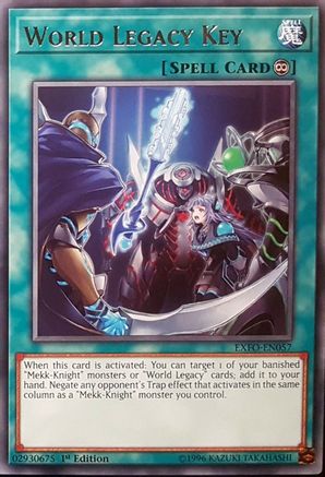 Image of World Legacy Key [EXFO-EN057] Rare