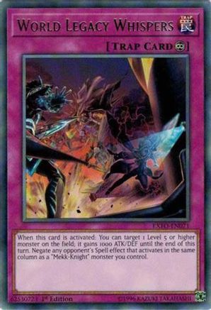 Image of World Legacy Whispers [EXFO-EN071] Rare