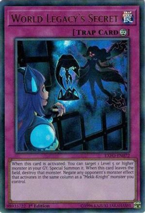 Image of World Legacy's Secret [EXFO-EN072] Ultra Rare