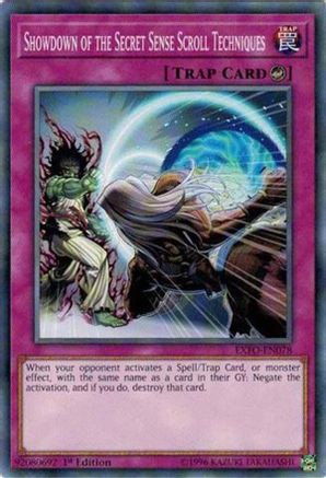 Image of Showdown of the Secret Sense Scroll Techniques [EXFO-EN078] Common