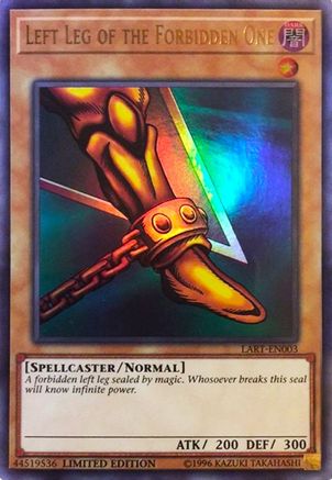 Image of Left Leg of the Forbidden One [LART-EN003] Ultra Rare