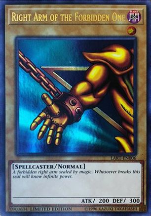Image of Right Arm of the Forbidden One [LART-EN006] Ultra Rare