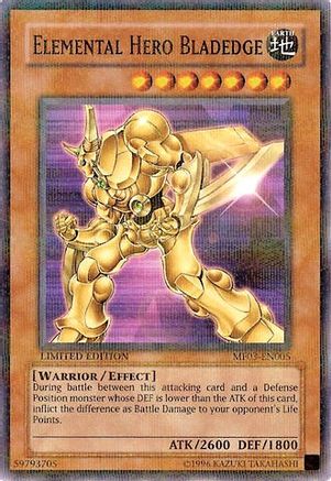 Image of Elemental Hero Bladedge [MF03-EN005] Parallel Rare