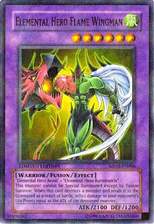 Image of Elemental Hero Flame Wingman [MF03-EN006] Parallel Rare