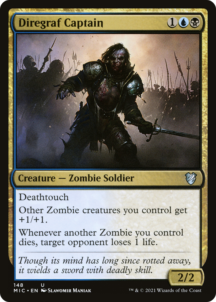 Image of Diregraf Captain [Innistrad: Midnight Hunt Commander]