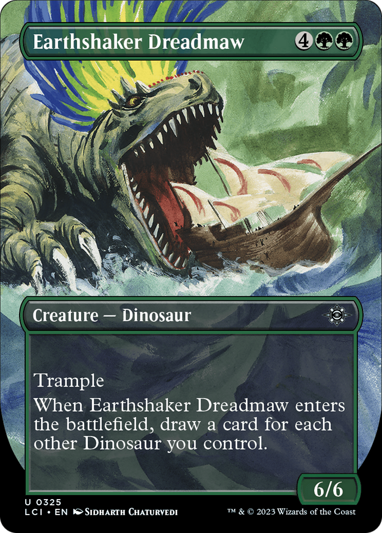 Image of Earthshaker Dreadmaw (Borderless) [The Lost Caverns of Ixalan]