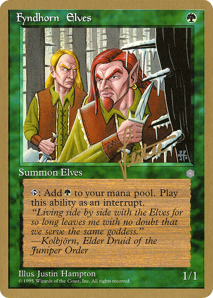 Image of Fyndhorn Elves (Bertrand Lestree) [Pro Tour Collector Set]