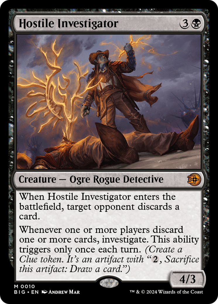Image of Hostile Investigator [Outlaws of Thunder Junction: The Big Score]