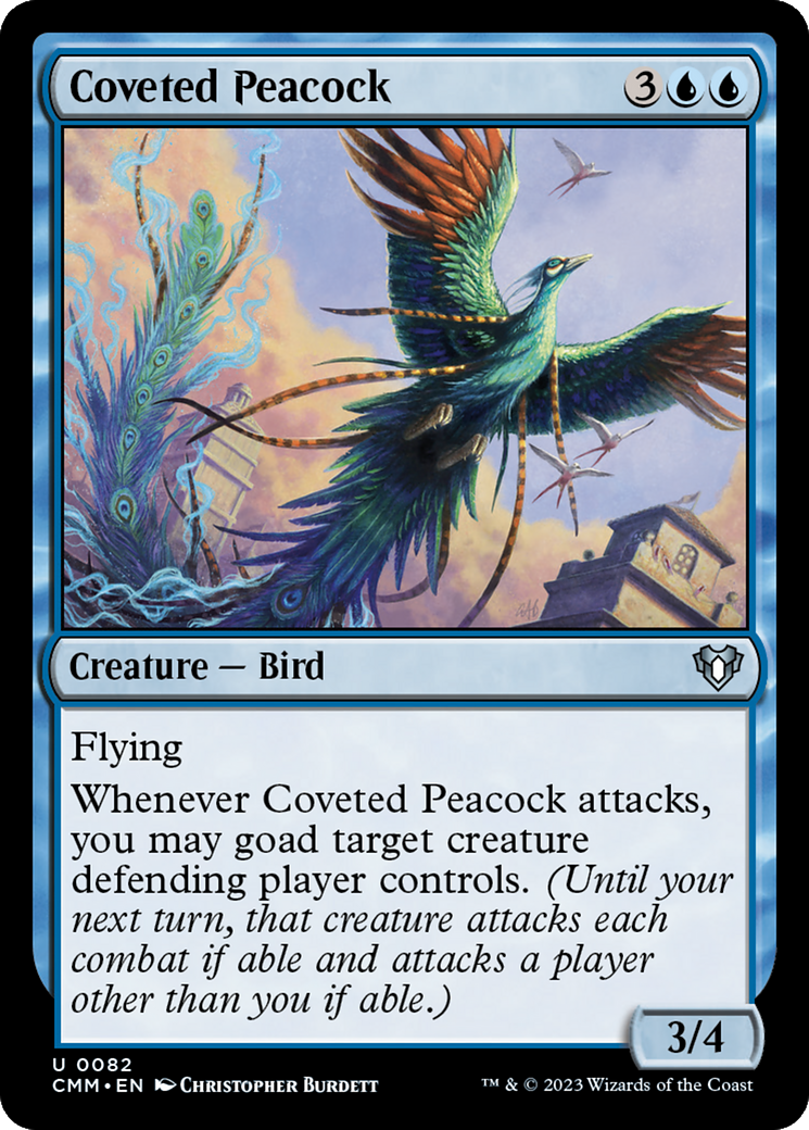 Image of Coveted Peacock [Commander Masters]
