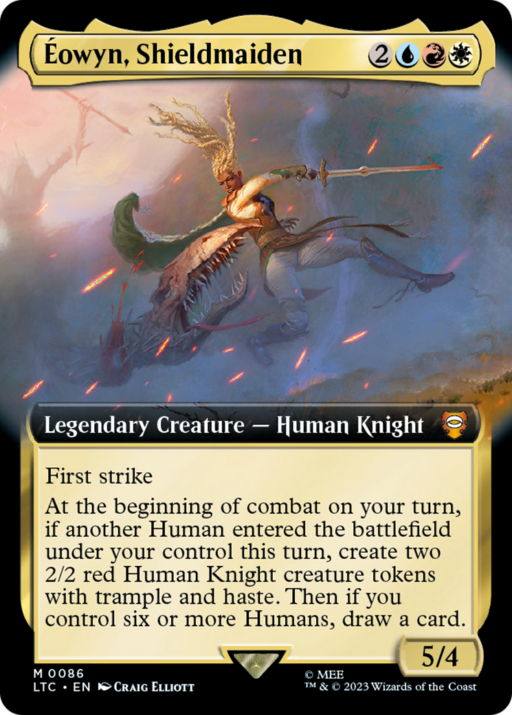 Image of Eowyn, Shieldmaiden (Extended Art) [The Lord of the Rings: Tales of Middle-Earth Commander]