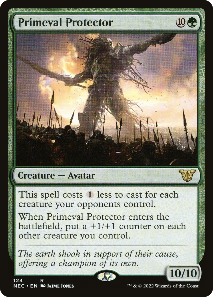Image of Primeval Protector [Kamigawa: Neon Dynasty Commander]
