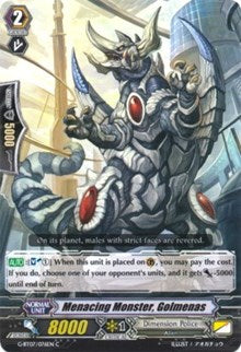 Image of Menacing Monster, Golmenas (G-BT07/076EN) [Glorious Bravery of Radiant Sword]