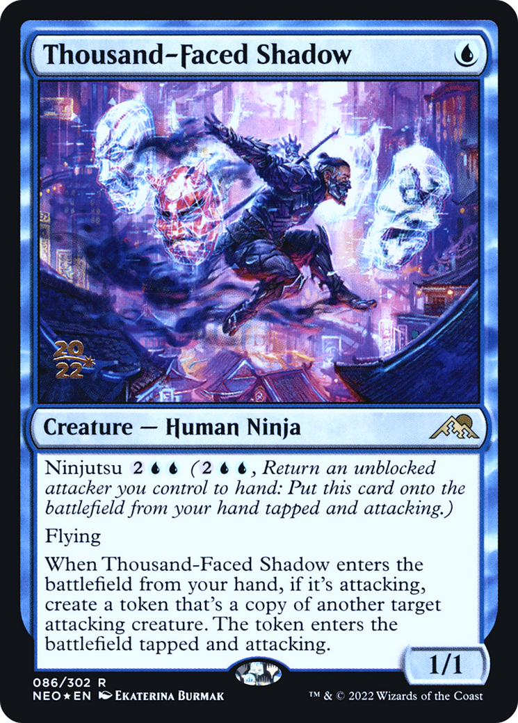 Image of Thousand-Faced Shadow [Kamigawa: Neon Dynasty Prerelease Promos]