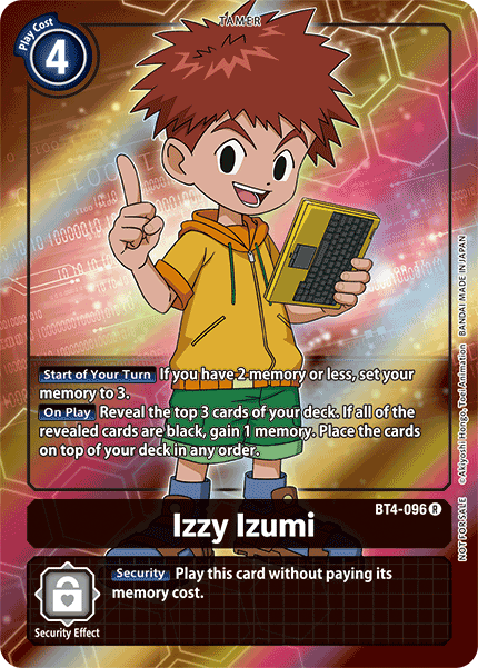Image of Izzy Izumi [BT4-096] (Buy-A-Box Promo) [Great Legend Promos]