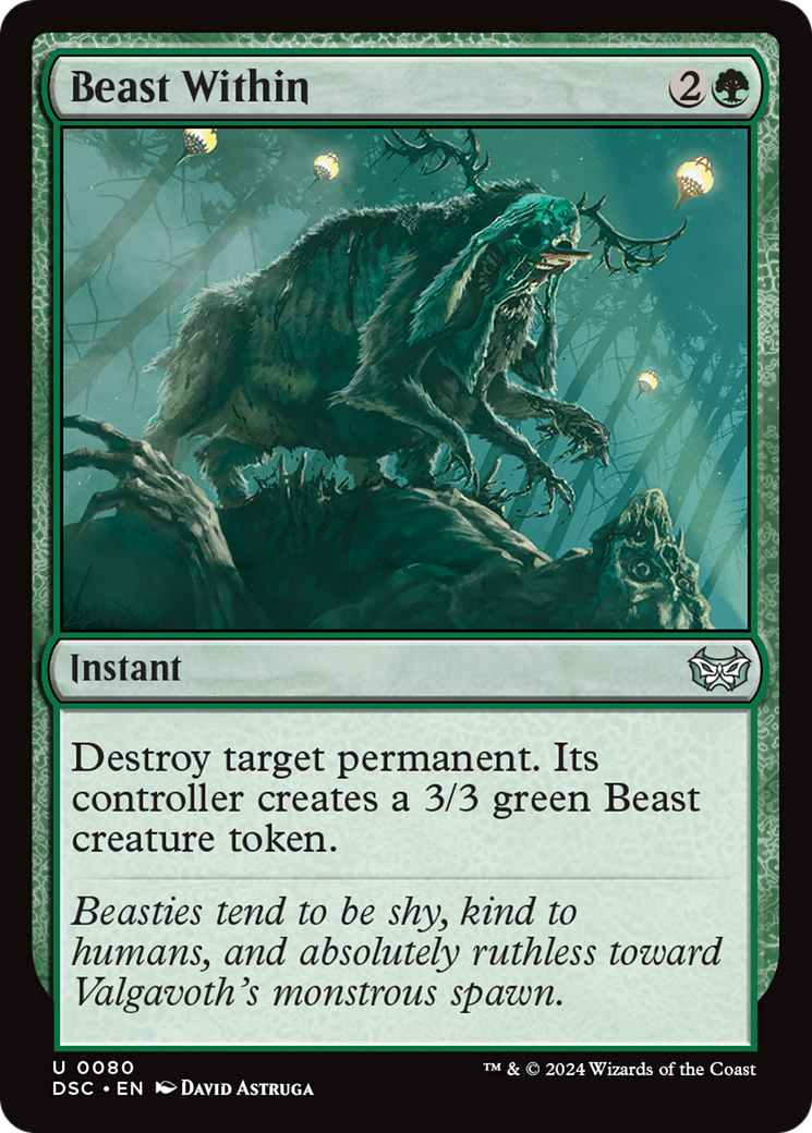 Image of Beast Within [Duskmourn: House of Horror Commander]