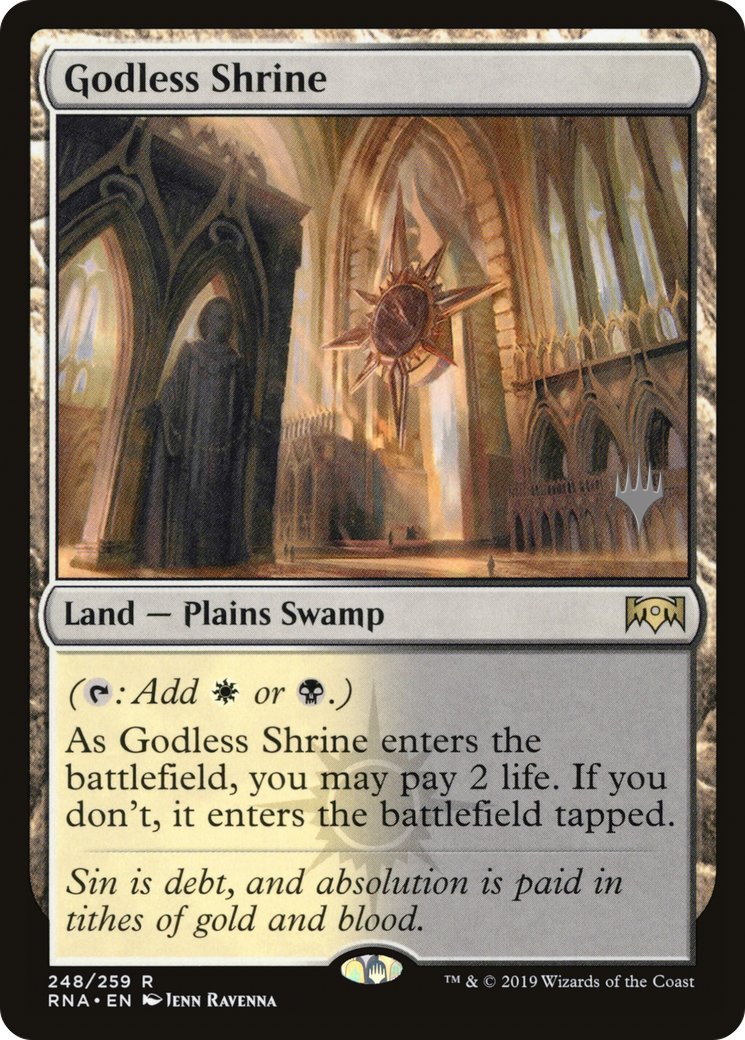 Image of Godless Shrine (Promo Pack) [Ravnica Allegiance Promos]