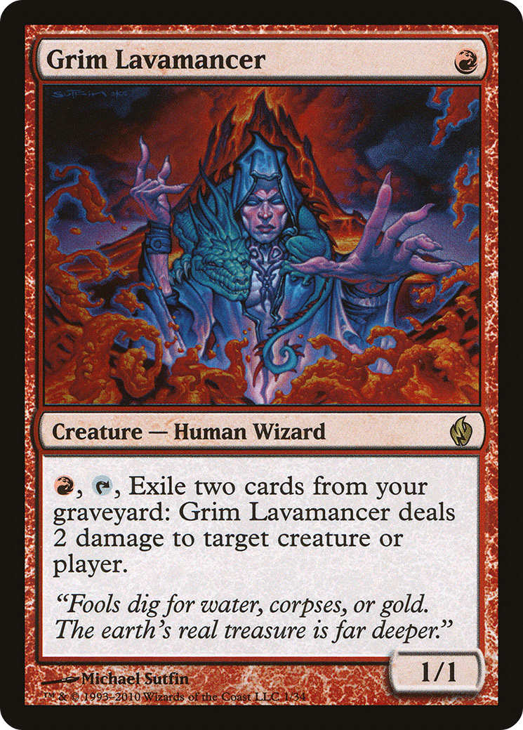 Image of Grim Lavamancer [Premium Deck Series: Fire and Lightning]