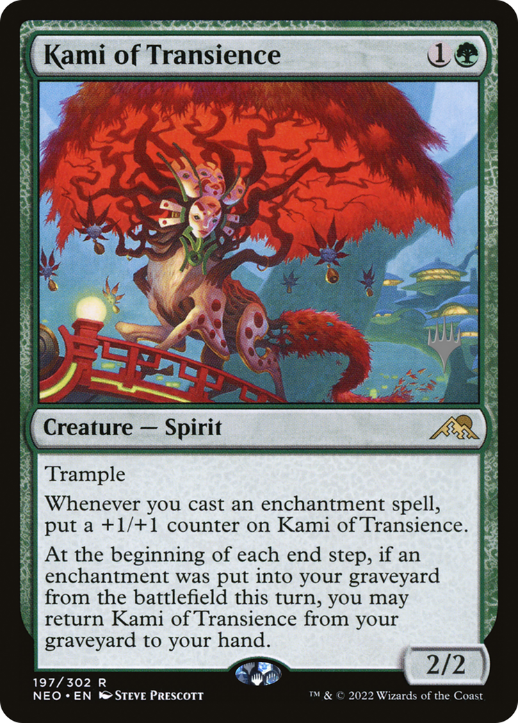 Image of Kami of Transience (Promo Pack) [Kamigawa: Neon Dynasty Promos]