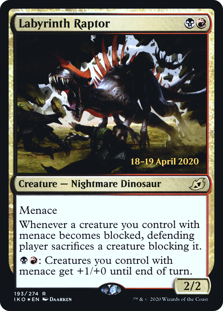 Image of Labyrinth Raptor [Ikoria: Lair of Behemoths Prerelease Promos]