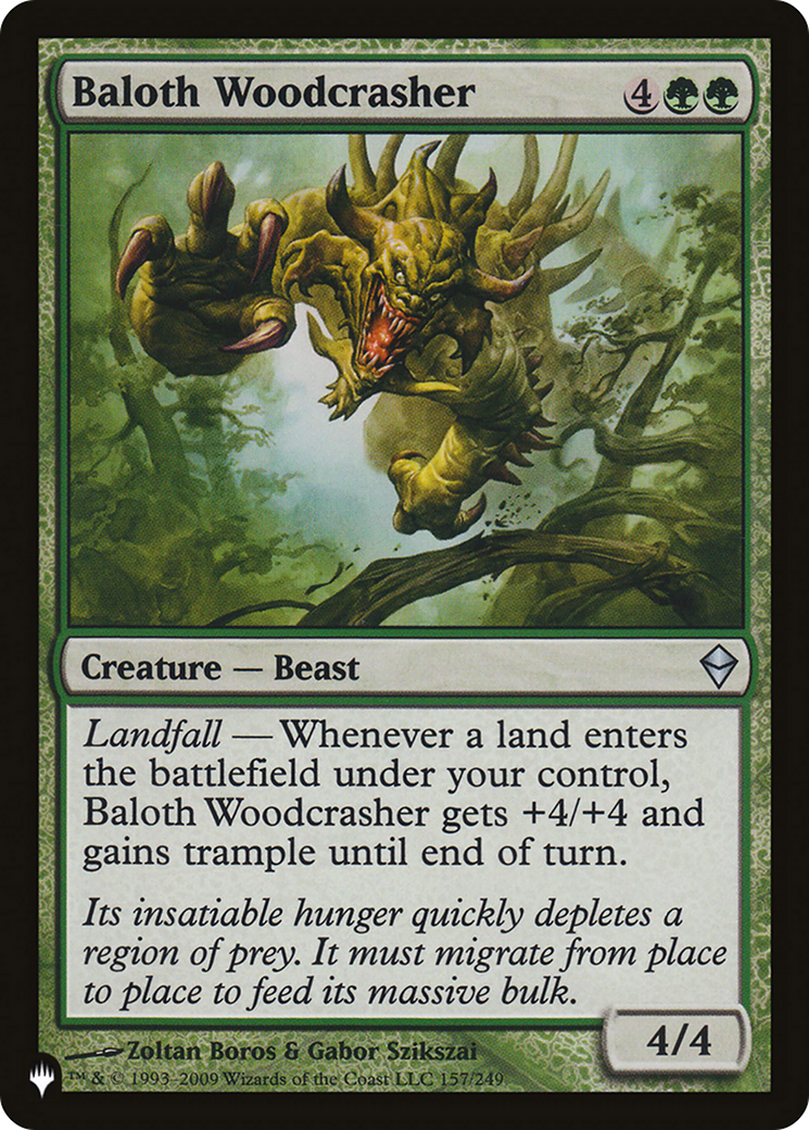 Image of Baloth Woodcrasher [The List]