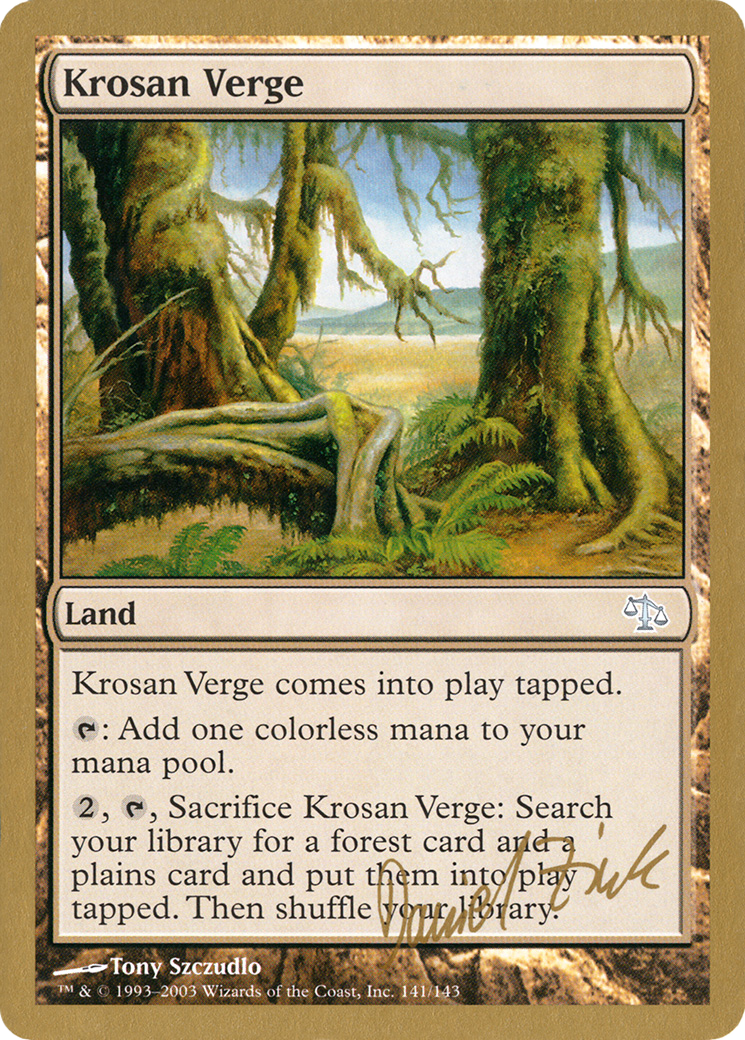 Image of Krosan Verge (Daniel Zink) [World Championship Decks 2003]