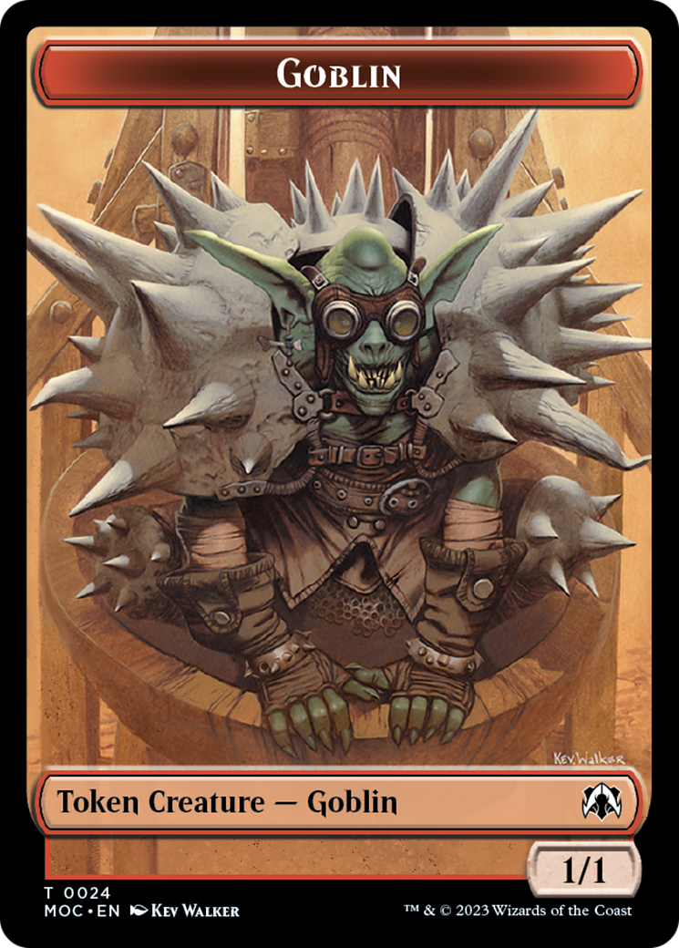 Image of Goblin // Eldrazi Double-Sided Token [March of the Machine Commander Tokens]