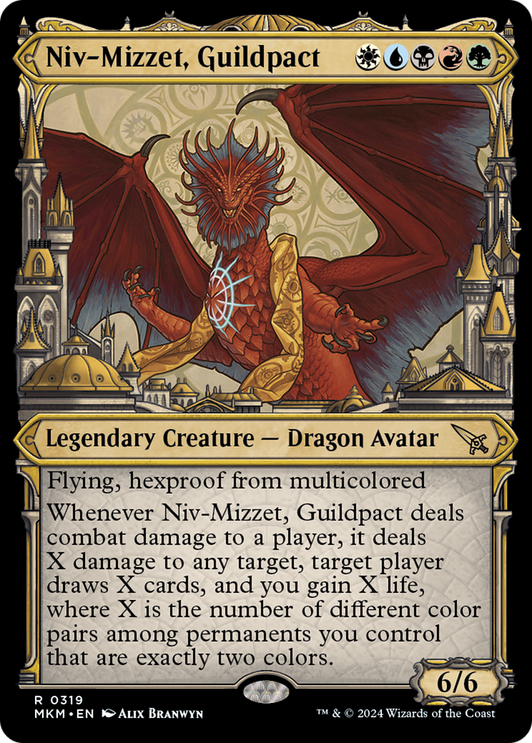 Image of Niv-Mizzet, Guildpact (Showcase) (319) [Murders at Karlov Manor]