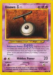 Image of Unown [T] (88/105) [Neo Destiny Unlimited]