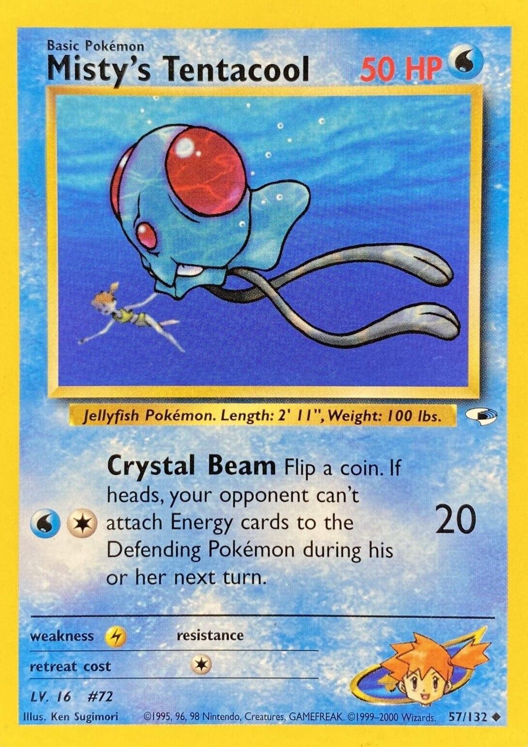 Image of Misty's Tentacool (57/132) [Gym Heroes Unlimited]
