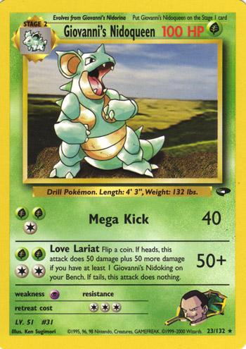 Image of Giovanni's Nidoqueen (23/132) [Gym Challenge Unlimited]