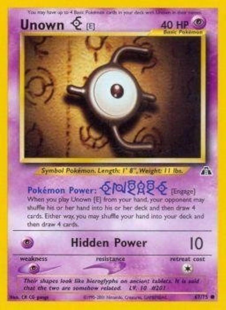 Image of Unown [E] (67/75) [Neo Discovery Unlimited]