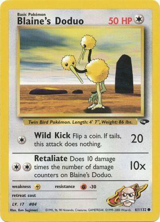 Image of Blaine's Doduo (61/132) [Gym Challenge Unlimited]