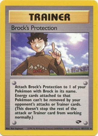 Image of Brock's Protection (101/132) [Gym Challenge Unlimited]