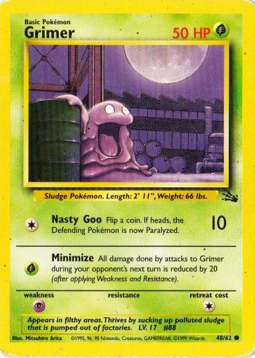Image of Grimer (48/62) [Fossil Unlimited]