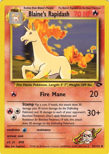 Image of Blaine's Rapidash (33/132) [Gym Challenge Unlimited]