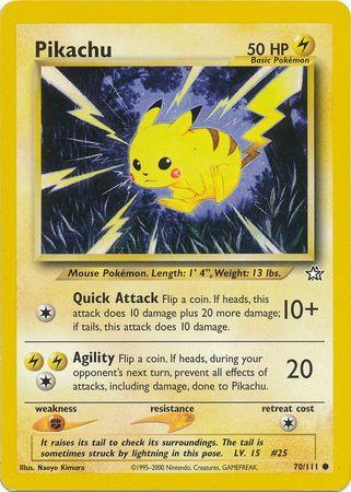 Image of Pikachu (70/111) [Neo Genesis Unlimited]
