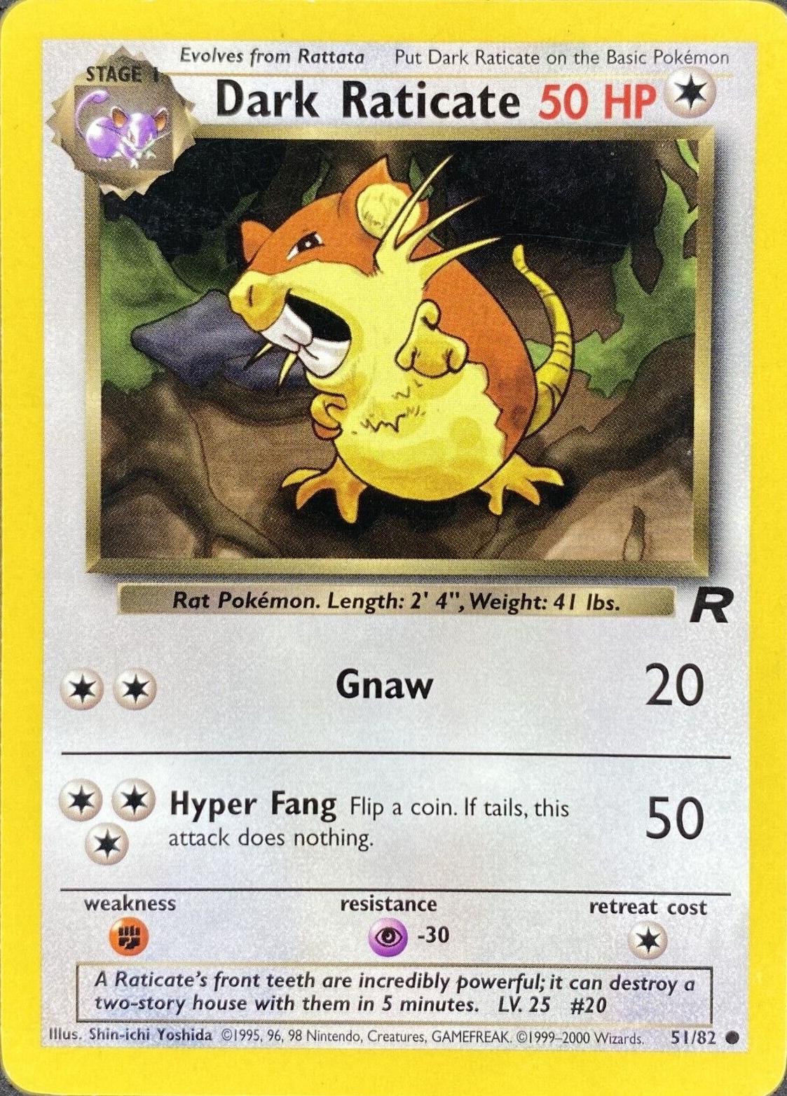Image of Dark Raticate (51/82) [Team Rocket Unlimited]