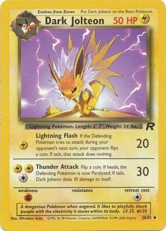 Image of Dark Jolteon (38/82) [Team Rocket Unlimited]