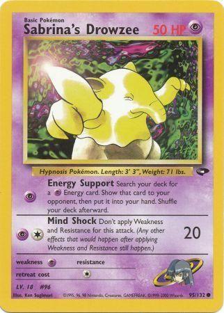 Image of Sabrina's Drowzee (95/132) [Gym Challenge Unlimited]