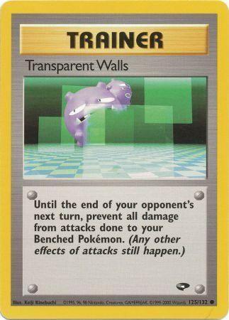 Image of Transparent Walls (125/132) [Gym Challenge Unlimited]