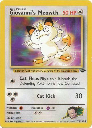 Image of Giovanni's Meowth (74/132) [Gym Challenge Unlimited]