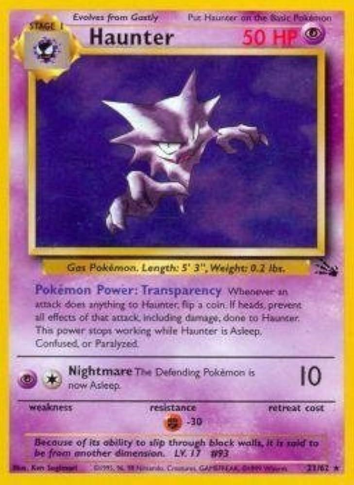 Image of Haunter (21/62) [Fossil Unlimited]