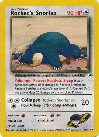 Image of Rocket's Snorlax (33/132) [Gym Heroes Unlimited]