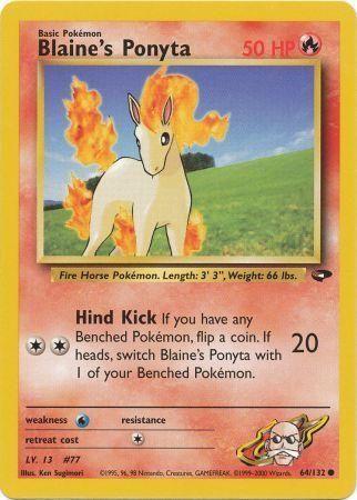 Image of Blaine's Ponyta (64/132) [Gym Challenge Unlimited]
