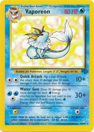 Image of Vaporeon (28/64) [Jungle Unlimited]
