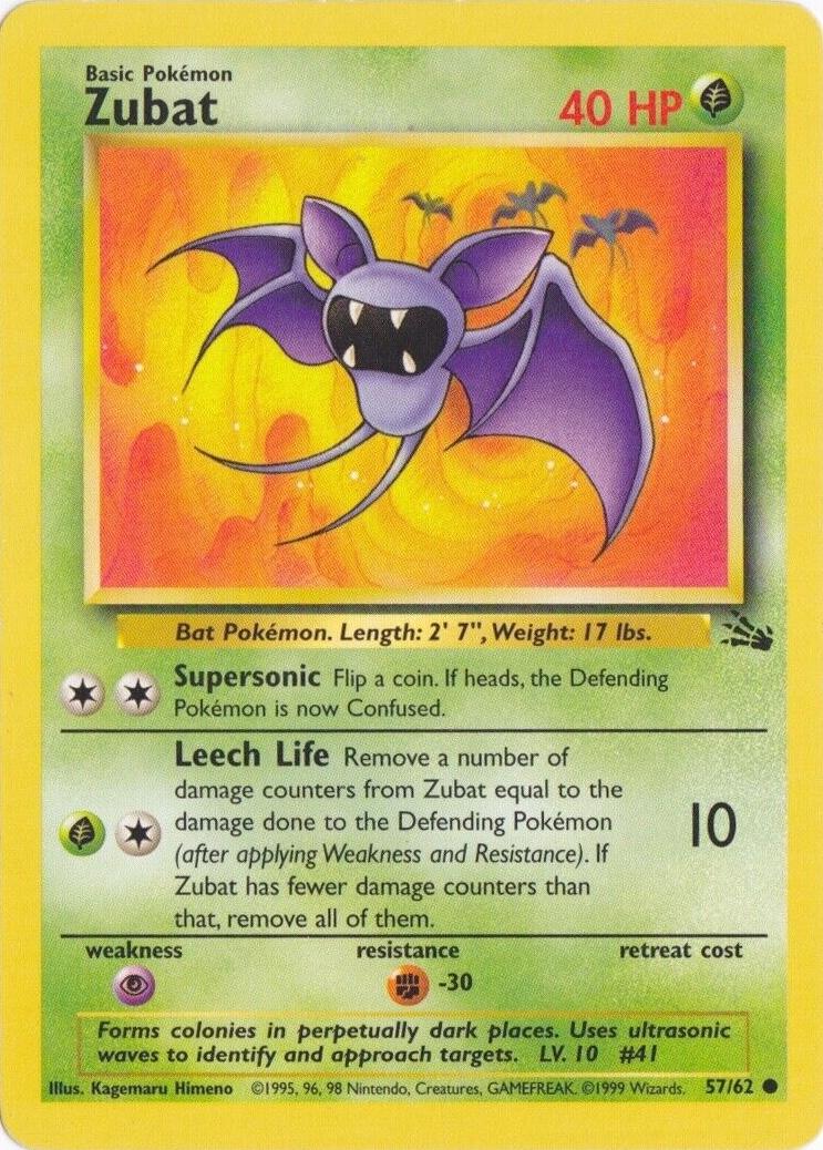 Image of Zubat (57/62) [Fossil Unlimited]