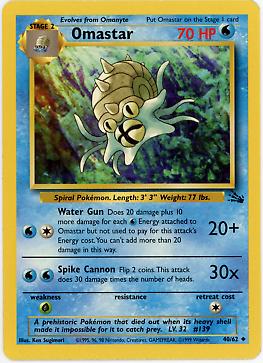 Image of Omastar (40/62) [Fossil Unlimited]